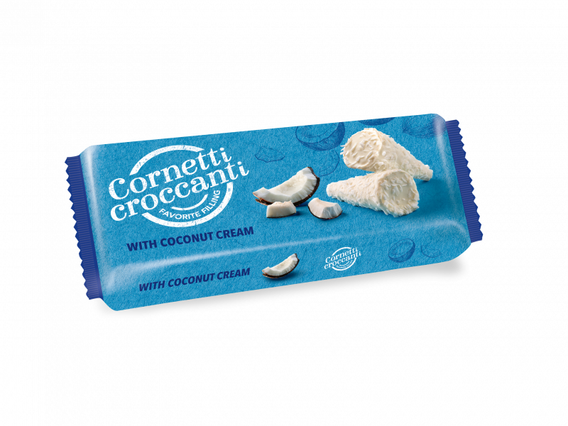 Cornetti Croccanti Kokosowe 112 g