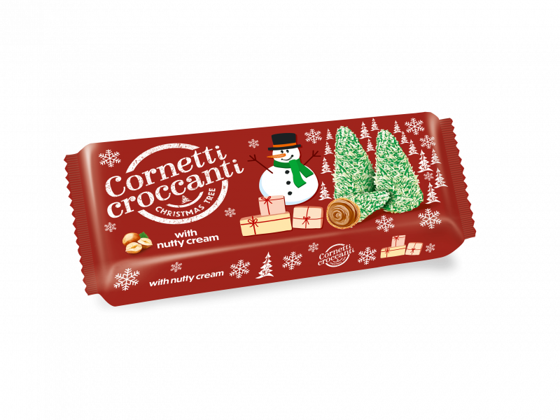 Cornetti Croccanti Christmas Tree Nutty 100 g